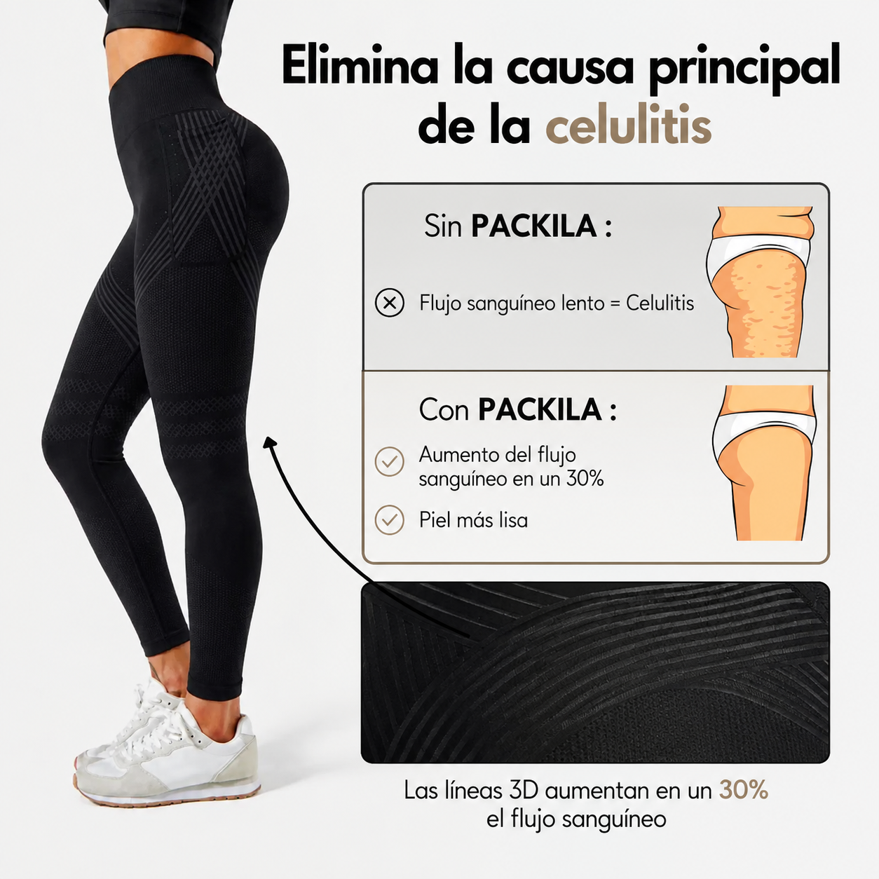 Leggings Packila con bolsillos