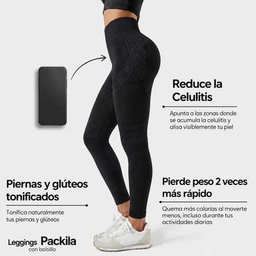 Leggings Packila con bolsillos