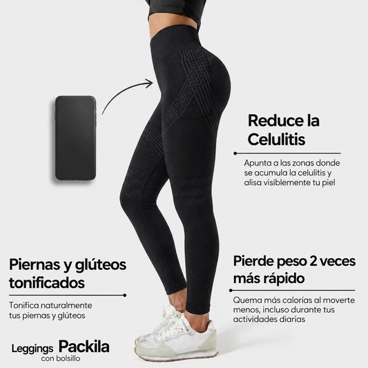 Leggings Packila con bolsillos